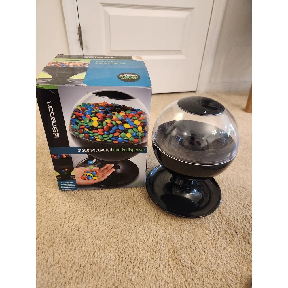 Emerson Motion Activated Candy‎ Dispenser Touchless Infrared Sensor Black Snack